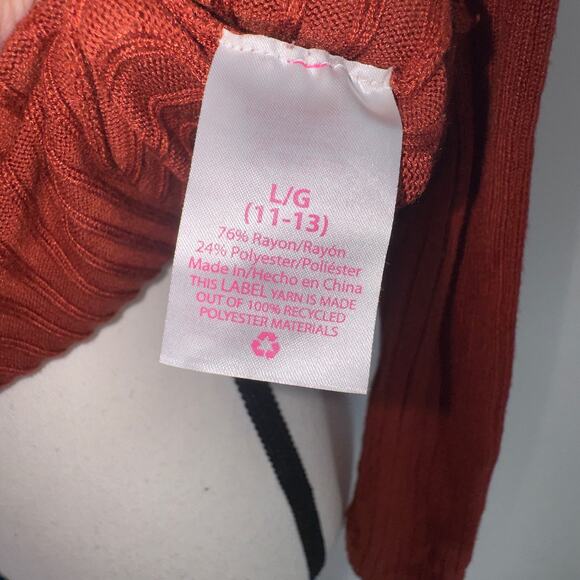 No Boundaries Rib V-neck Button Front Pullover Juniors' size large(11-13) - Picture 7 of 8